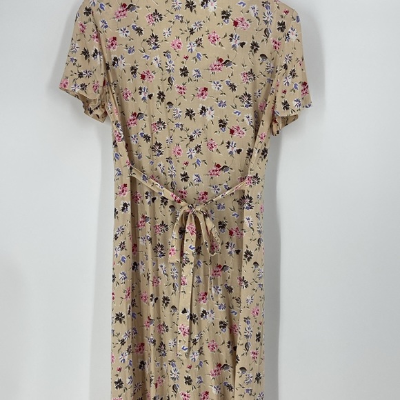 Vintage Jamie Brooke long floral spring summer button front maxi dress - Picture 8 of 13
